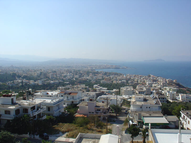 Panoramic view of Chania from Loucerna Art Hotel